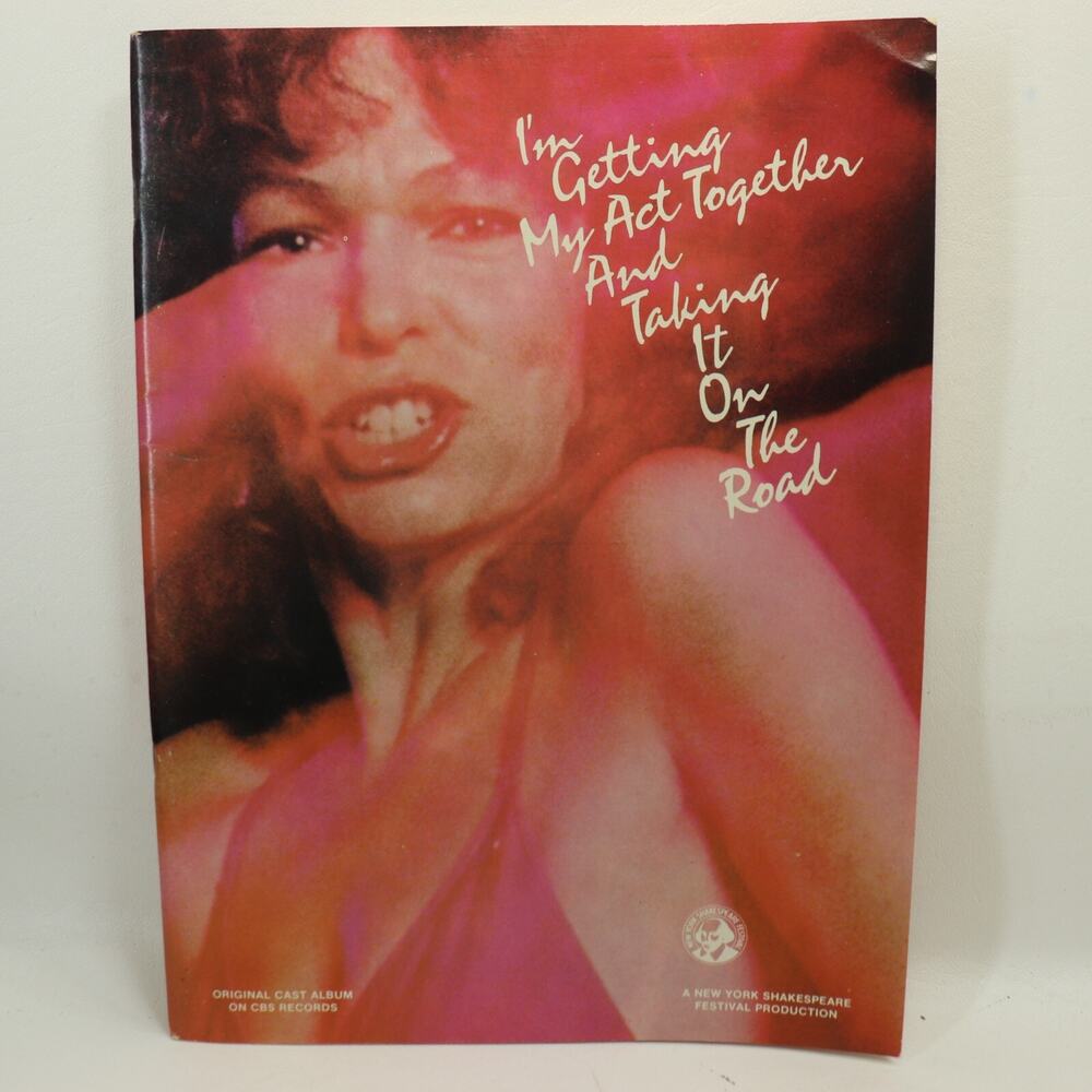 I’m Getting My Act Together Vocal Selection Songbook Musical Theater Sheet Music